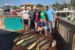 Fishing haul after charter
